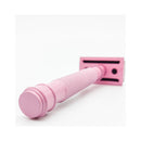 Dural Heavy Stroud Head Double Edge Safety Razor Duty Pink/Black + Pouch Safety Razor Pasteur Pharmacy 