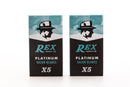 Platinum Double Edge Razor Blades - by Rex Supply Co. Razor Blades Rex Supply Co. 10 