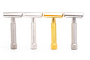 Sentry Slant Stainless Steel DE Safety Razor (Choose Style) - Rex Supply Co. Safety Razor Rex Supply Co. 