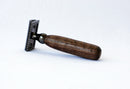 Hand turned Walnut Wood Double Edge Safety Razor Safety Razor CreationsByWill 