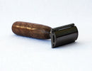 Hand turned Walnut Wood Double Edge Safety Razor Safety Razor CreationsByWill 