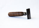 Hand turned Walnut Wood Double Edge Safety Razor Safety Razor CreationsByWill 