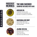 THE NON SHEDDER Dog Shampoo — Hydrating, Detangling, Hypoallergenic Formula for Doodles and all Non-Shedding Breeds Artisan Pet Products PRIDE+GROOM 