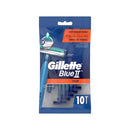 Gillette Gillette Blue2 Plus Disposable Razor Blades for Men - Pack of 10, Affordable Shaving Solution