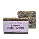 Handmade Goat Milk Soap | Moisturizing Lavender and Black Amber Bath Soap Fern Valley Soap 