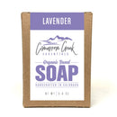 Lavender Organic Bar Soap 5.4oz Bath Soap Cimarron Creek Essentials Full Bar 