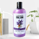 Lavender and Coconut Milk Silk Body Wash Body Wash Lather and More! 