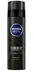 Nivea Men Deep Dimension Shaving Gel 200ml - Gentle Shaving for Sensitive Skin