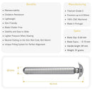 Masamune Titanium Safety Razor (Matte with Dual Combs) - by Tatara Razors Safety Razor Tatara Razors 