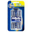 Gillette Men's Razors - Gillette Blue 3 Hybrid Razor with 9 Replacement Blades - Sensor3 Men's Shaving Kit