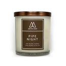 Soy Blend Wood Wick Candle - Pipe Night Candle Artius Man 