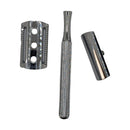 Textured Chrome Safety Razor (78R-CH) - by Parker (Used) Safety Razor MM Consigns (AH) 