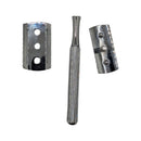 Textured Chrome Safety Razor (78R-CH) - by Parker (Used) Safety Razor MM Consigns (AH) 