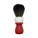 Red & White Tall Synthetic Shaving Brush (26mm) - by West Coast Shaving (Used) Shaving Brush MM Consigns (SW) 
