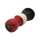 Red & White Tall Synthetic Shaving Brush (26mm) - by West Coast Shaving (Used) Shaving Brush MM Consigns (SW) 