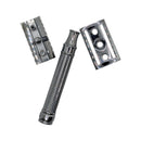Chrome Diamond-Cut Knurled Handle DE Safety Razor - by Edwin Jagger (Used) Safety Razor MM Consigns (AU) 