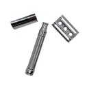 Chrome Diamond-Cut Knurled Handle DE Safety Razor - by Edwin Jagger (Used) Safety Razor MM Consigns (AU) 