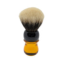 Black/Amber Handle with Odin Beard 22mm Badger Knot - (Used) Shaving Brush MM Consigns (BM) 
