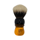Black/Amber Handle with Odin Beard 22mm Badger Knot - (Used) Shaving Brush MM Consigns (BM) 