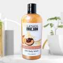 Peaches and Cream Silk Body Wash Body Wash Lather and More! 