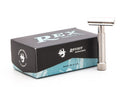 Sentry Slant Stainless Steel DE Safety Razor (Choose Style) - Rex Supply Co. Safety Razor Rex Supply Co. Stainless Steel (Polished) 