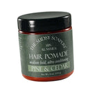 Natural Pomade with Shea, Argan and Lanolin Medium Hold, Pine and Cedar Pomades & Hair Clay The Sudsy Soapery Natural Products, LLC 