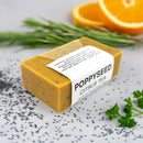 Citrus Poppyseed Bar Soap, Organic Bath Soap Soaplandia Soap Store 