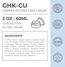 Advanced GHK-Cu Copper Peptide Face Cream 2400mg - by Neurogan Health