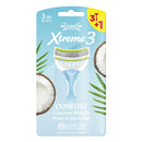 Wilkinson Sword Xtreme3 Comfort Coconut Delight 3-Blade Razor for Smooth Shaving