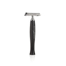 Panther Safety Razor with Black Brushed Aluminum Handle Safety Razor Antica Barberia Mondial US 