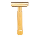 Envoy Stainless Steel DE Safety Razor (Choose Style) - by Rex Supply Co. Safety Razor Rex Supply Co. Deluxe Gold 