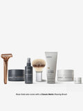 The SE Ultimate Starter Set Safety Razor Supply Rose Gold Fragrance Free 