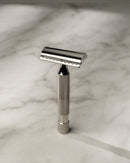 S1 Slant Razor Safety Razor Above the Tie Stainless Steel Mirror Polish Safety Bar