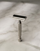 S1 Slant Razor Safety Razor Above the Tie Stainless Steel Classic Safety Bar