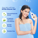 Nivea Passion Fruit & Monoi Oil Shower Gel Body Wash Dista 
