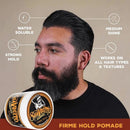 Suavecito Pomade Firme (Strong) Hold 4 oz Pomades & Hair Clay Aysun Beauty Warehouse 