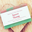 Natural Goat Milk Soap | Exfoliating Kaolin Clay Scrub | Sweet Thang Bath Soap Fern Valley Soap 