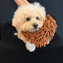 THE MAGIC MITT Dual-Sided Microfiber Grooming Mitt for Dogs & Cats — Use with Waterless Shampoo Artisan Pet Products PRIDE+GROOM 