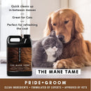 THE MANE TAME Waterless Dog & Cat Shampoo — No-Rinse Pet Grooming and Quick Cleaning Artisan Pet Products PRIDE+GROOM 