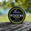The Gentleman Mustache Wax Beard & Mustache Wax Prohibition Soap 