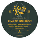 King of Bourbon Shaving Soap Shaving Soap WhollyKaw Tallow 
