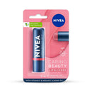 Nivea Lip Caring Beauty Red Lip Balm With SPF 30 - Rose Lip Balm Dista 