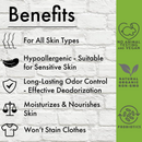 Organic, Aluminum-Free Deodorant - by RAZOR MD