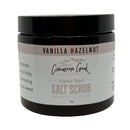 Vanilla Hazelnut Organic Salt Scrub Body Wash Cimarron Creek Essentials 22oz 