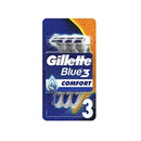 Gillette Disposable Razor Blue3 Comfort for Men - 3 Blade Design for Smooth Shaving, Advanced Lubricating Strip
