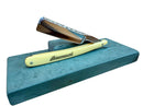 Straight Razor Shave Ready ~ “Paramount” F. Koeller & Co Ohligs Germany On a Vermont Green Slate Edge