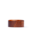 Wood Shaving Bowl - Dark Oak Shaving Bowls and Mugs Brooklyn Grooming 