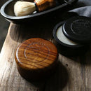 Wood Shaving Bowl - Dark Oak Shaving Bowls and Mugs Brooklyn Grooming 