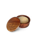 Wood Shaving Bowl - Dark Oak Shaving Bowls and Mugs Brooklyn Grooming 