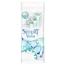 Gillette Venus Simply3 Disposable Razor for Women: Silky Smooth Skin, Moisturizing Olay Sugarberry Scent - Single Pack